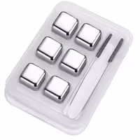 یخ استیل 6 عددی فلزی خنک کننده نوشیدنی