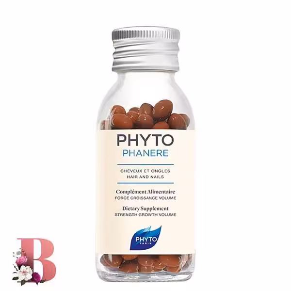 قرص مکمل تقویت مو و ناخن فیتو فانر | Phyto Phytophanere Hair & Nails food supplement 120 capsules