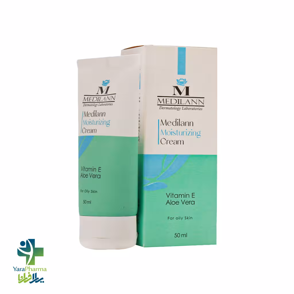 کرم مرطوب کننده پوست چرب مدیلن 50 میلی لیتر