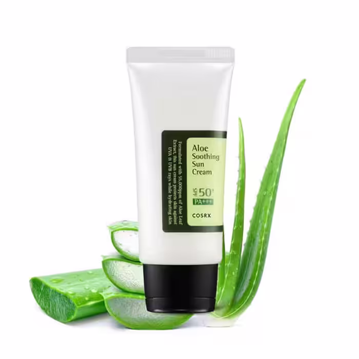 کرم ضد آفتاب آلوئه ورا کوزارکس SPF50 حجم 50 میل اورجینال