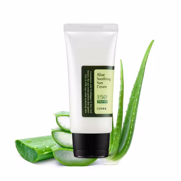 کرم ضد آفتاب آلوئه ورا کوزارکس SPF50 حجم 50 میل اورجینال