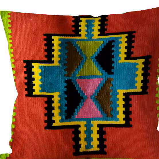 انواع کوسن های گلیمی بسیارزیبا