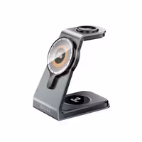 پایه نگهدارنده و شارژر بی سیم گوشی موبایل باوین مدل PC-1076 | کالا مکس