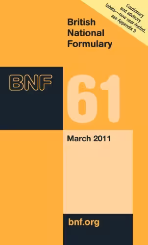 خرید و دانلود نسخه کامل کتاب British National Formulary 61