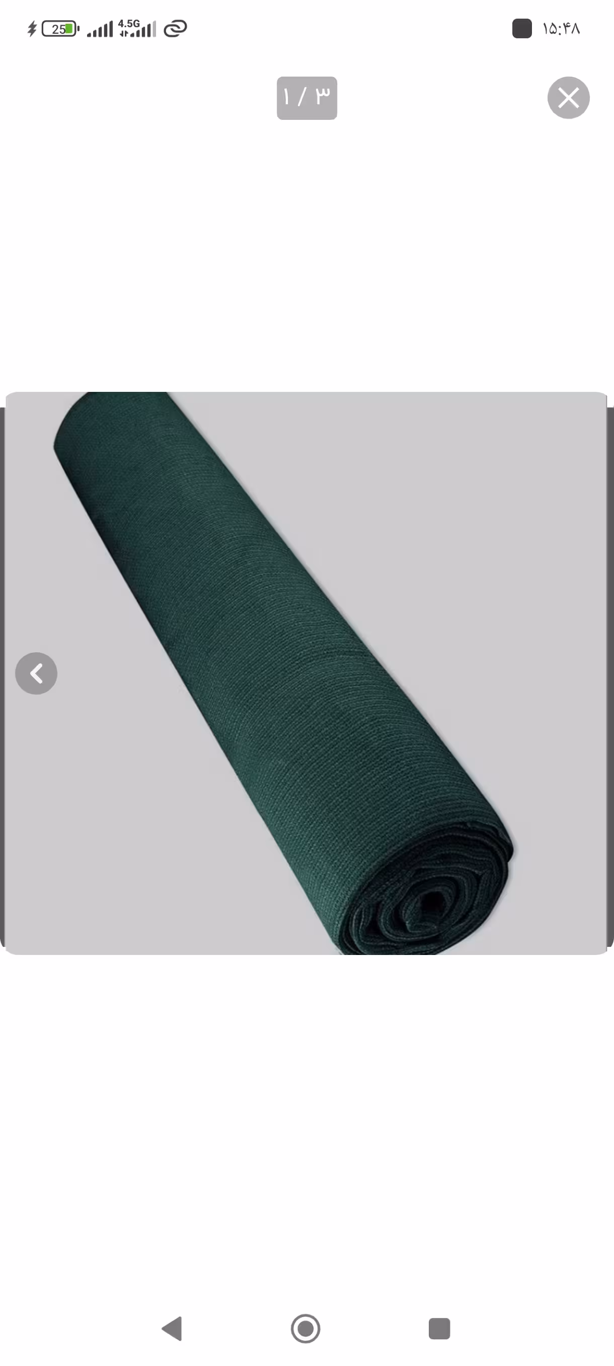 تور شید گلخانه،سایبان تراکم 80درصد (عرض 8 متر) یووی دار نسوز بادور دوزی قلاب