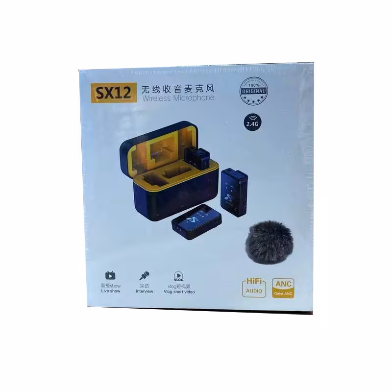 میکروفن حرفه ای بی سیم مدل (فروش عمده و تک)SX12