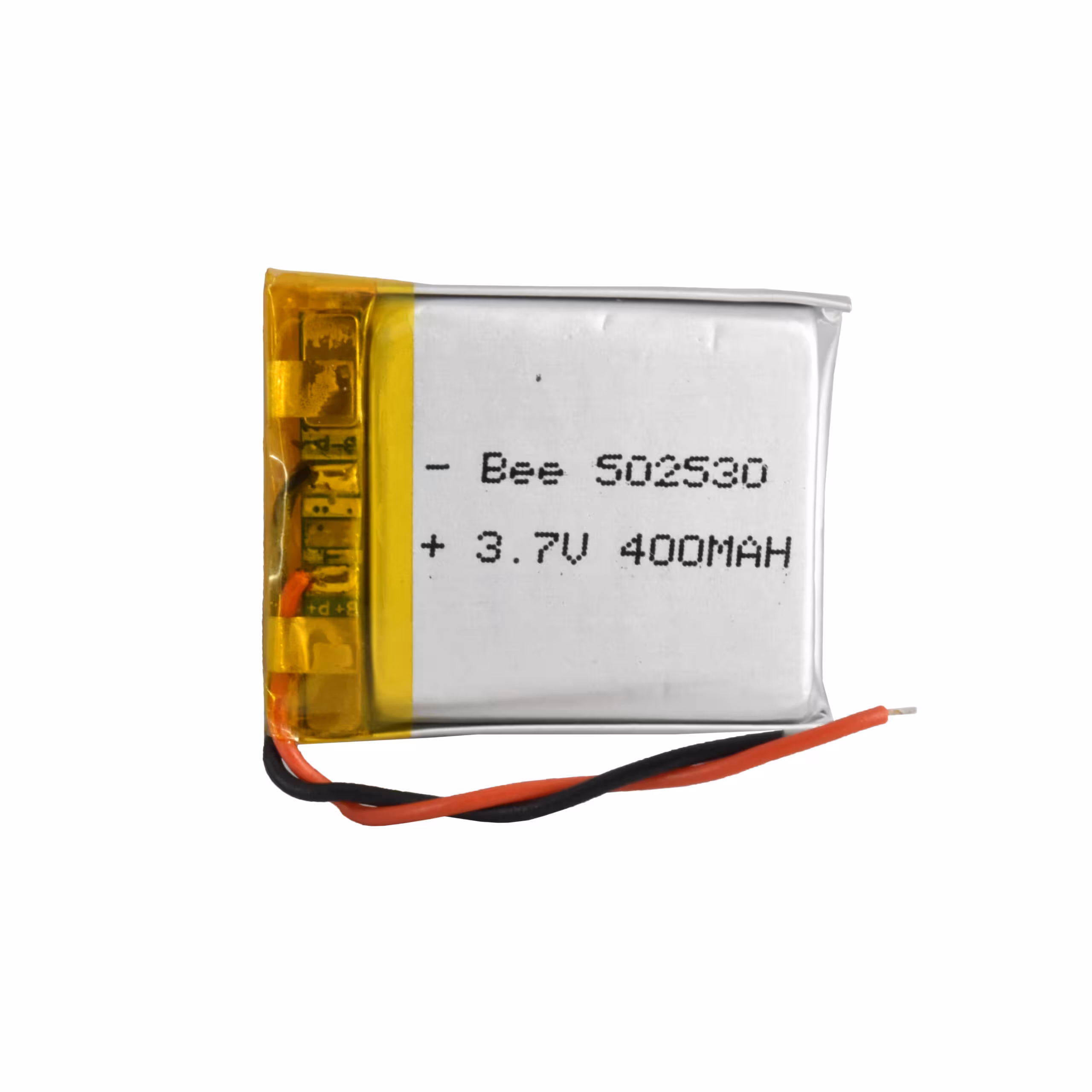 باتری لیتیوم پلیمر 37v ظرفیت 400mA ابعاد 502530