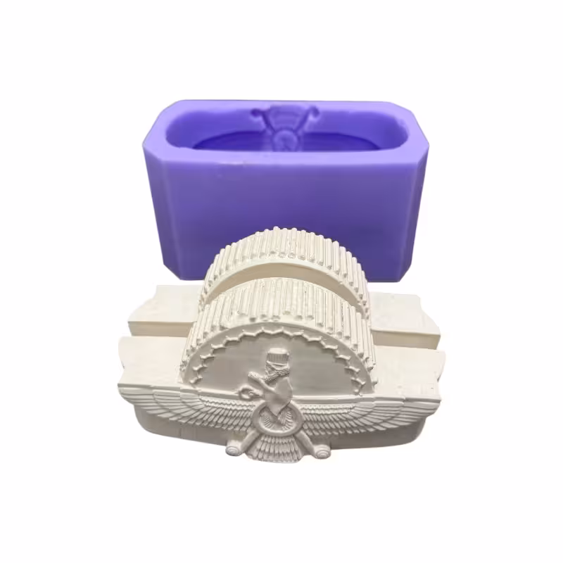 قالب سیلیکونی استند آینه هخامنشی7.5 در 13 سانت