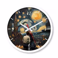 ساعت دیواری بزرگ راویتا طرح عاشقانه ونگوک - Van Gogh Love کد 3816