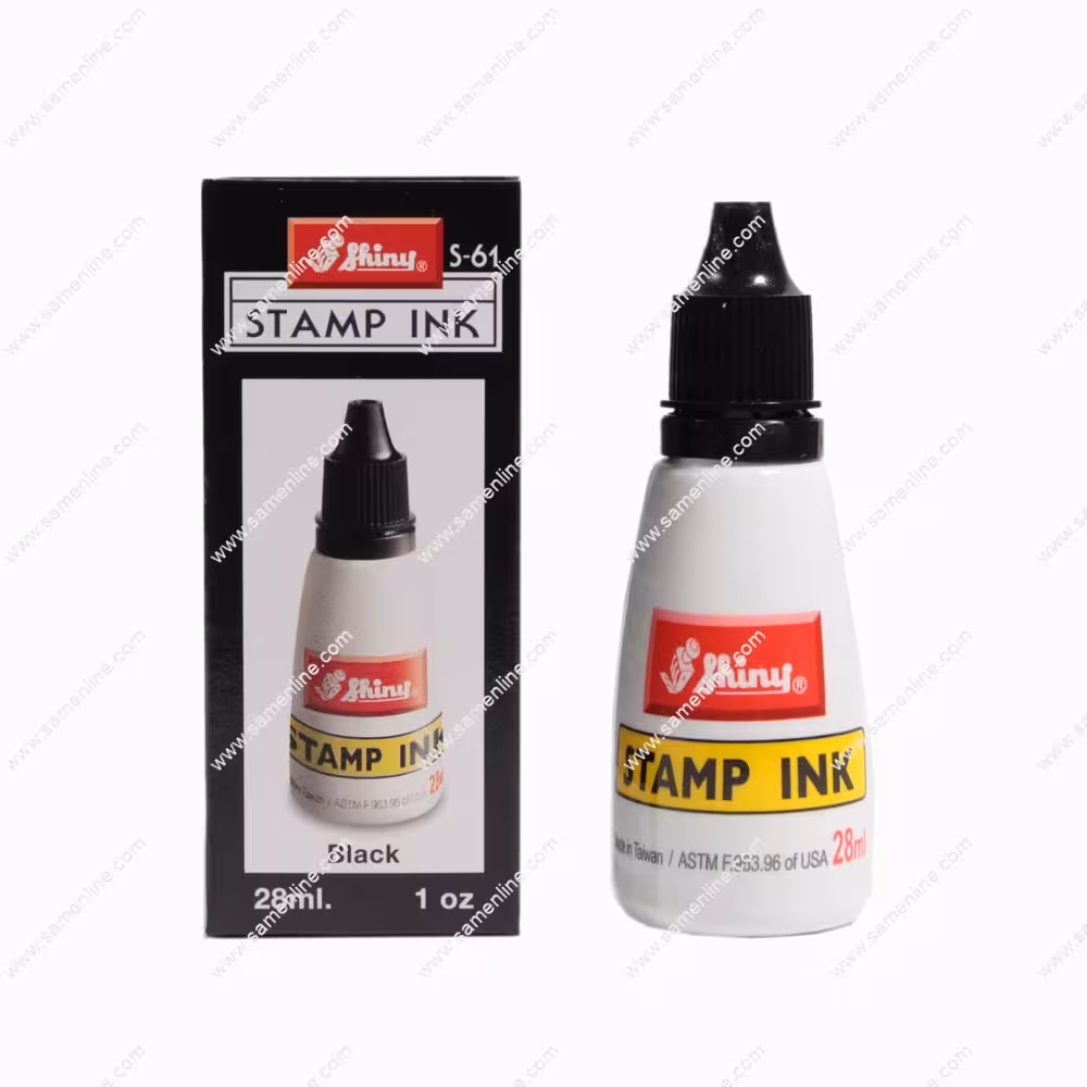 جوهر استامپ شاینی کد  S-63 رنگ مشکی