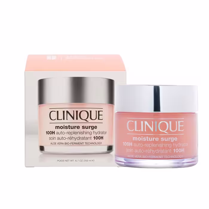 کرم آبرسان از برند کلینیک Clinique، مدل Moisture Surge 100-H، با حجم 200 میلی‌لیتر