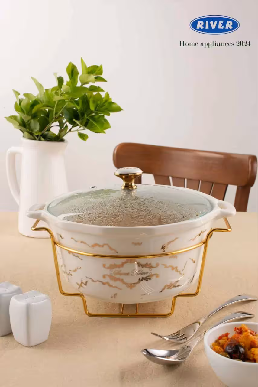 سوفله چینی گرد بزرگ Milano ریور کد 8205-24