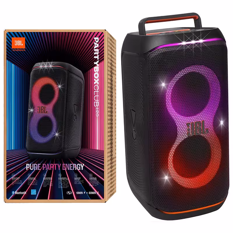 اسپیکر پارتی باکس بلوتوث،فلش JBL PartyBox Club 120 مشکی