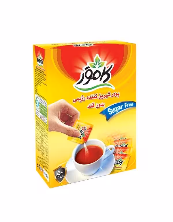 شکر رژیمی و بدون قند ساشه ای کامور