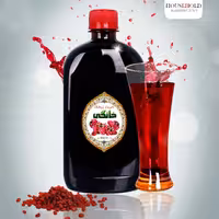 شربت زرشک خانگی (نیم لیتری)