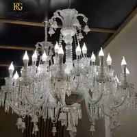 لوستر باکارت رنگ شفاف سبک اروپایی