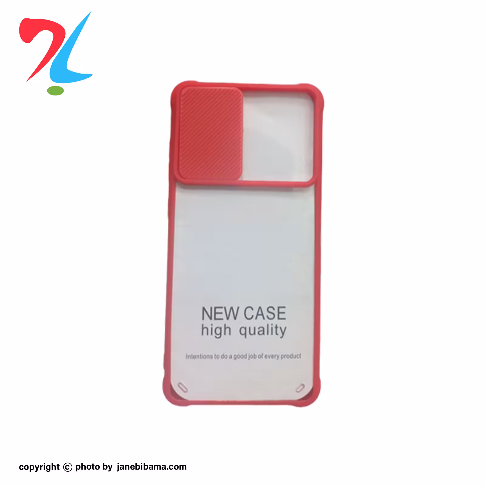 قاب شفاف محافظ لنزدار کشویی سامسونگ GALAXY A11-رنگ قرمز