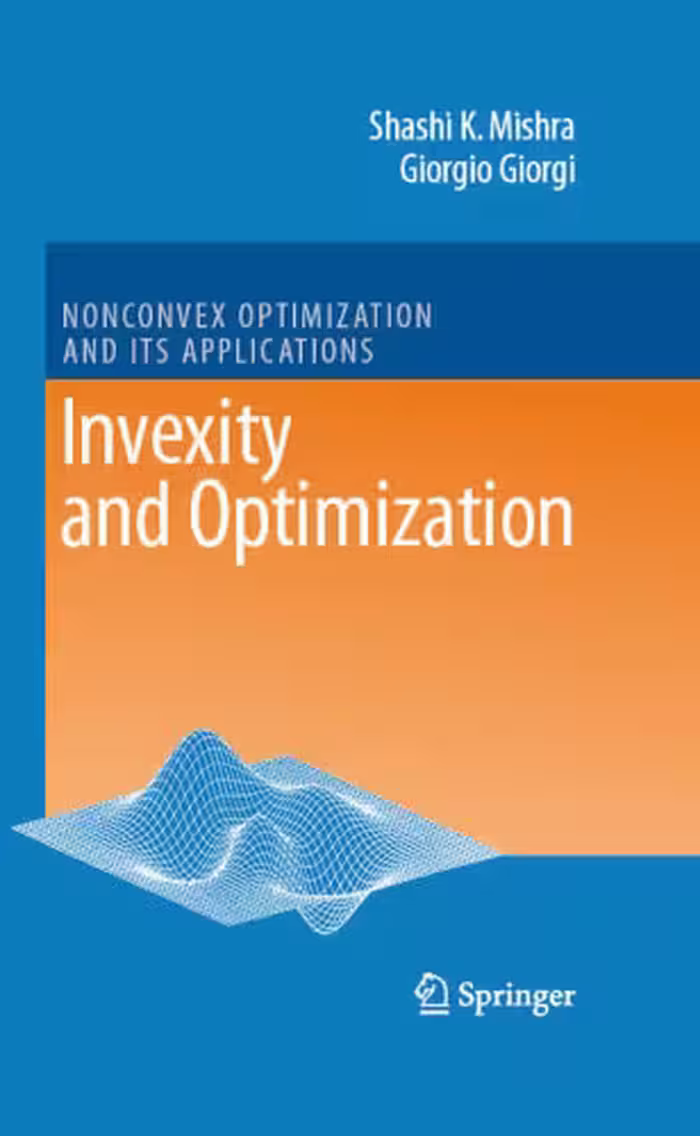 خرید و دانلود نسخه کامل کتاب Invexity and Optimization