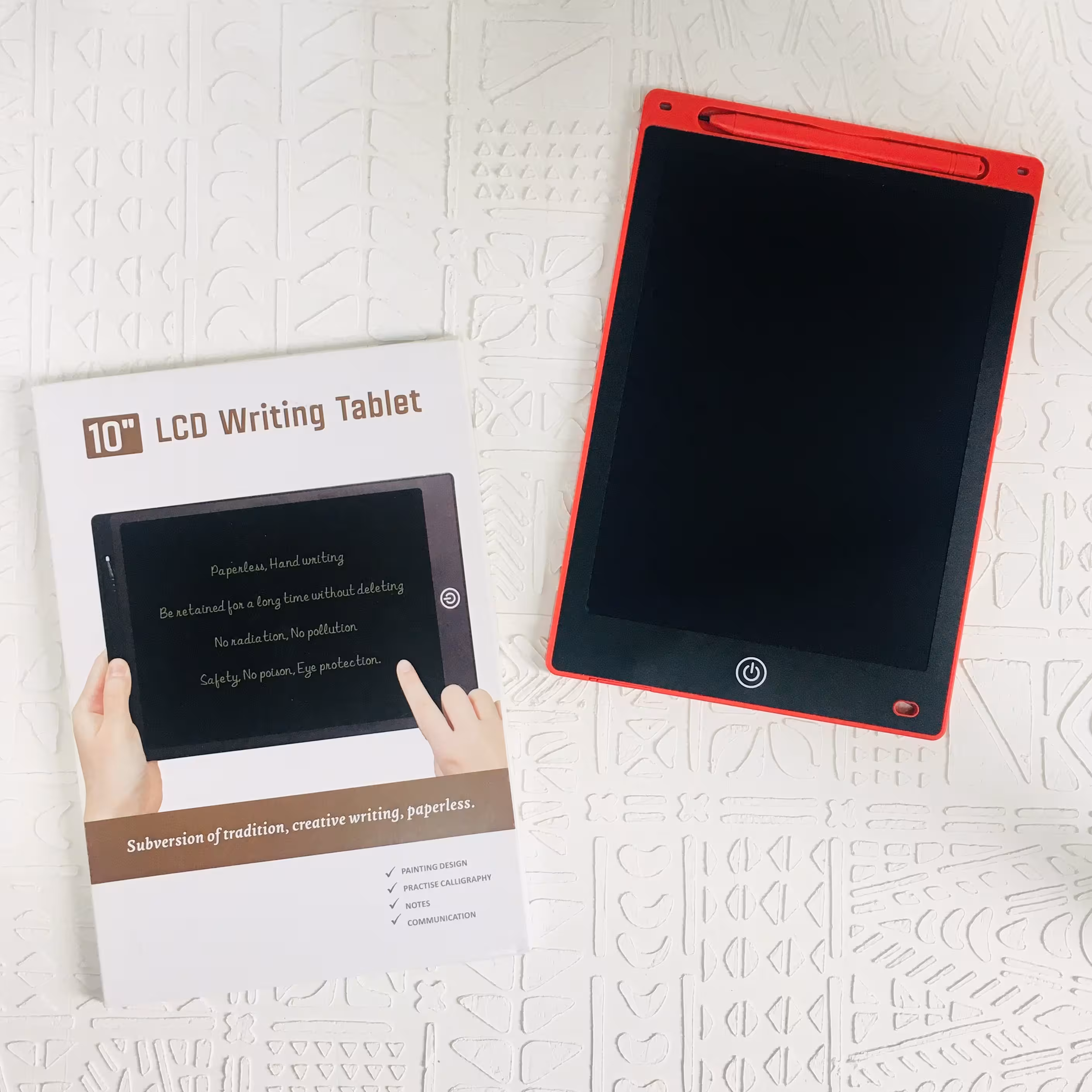 کاغذ دیجیتال 10 اینچ قرمز