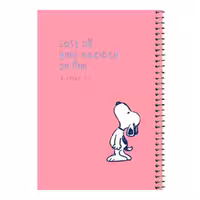 دفتر مشق 80 برگ اس جی مدل اسنوپی و نوشته