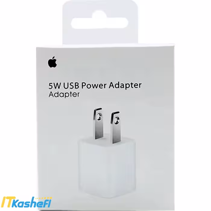 قیمت و خرید آداپتور اپل Apple 5W A1385 adapter - آی تی کاشفی