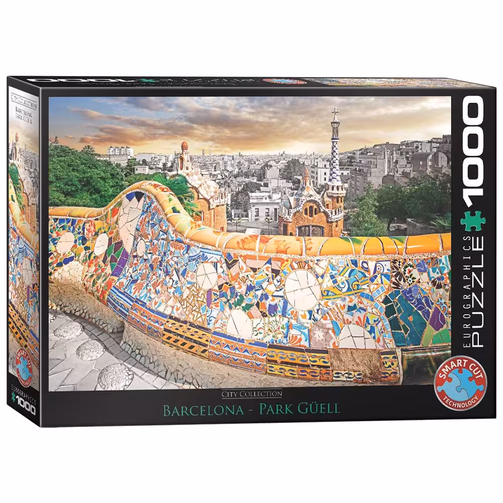 پازل 1000 قطعه Eurographics طرح پارک گوئل بارسلونا