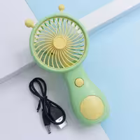 پنکه دستی شارژی کوچک سبز 31090