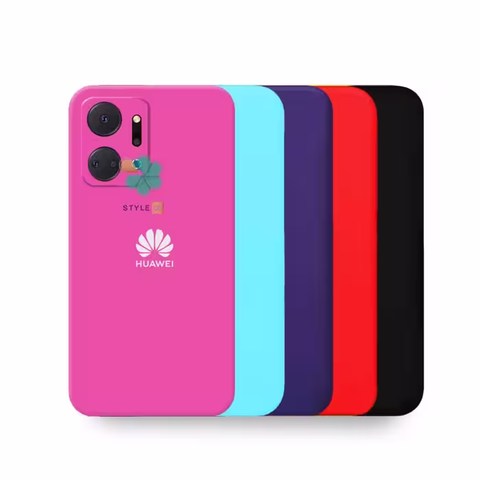 قاب گوشی سیلیکونی محافظ لنز دار مناسب هواوی Honor X7a
