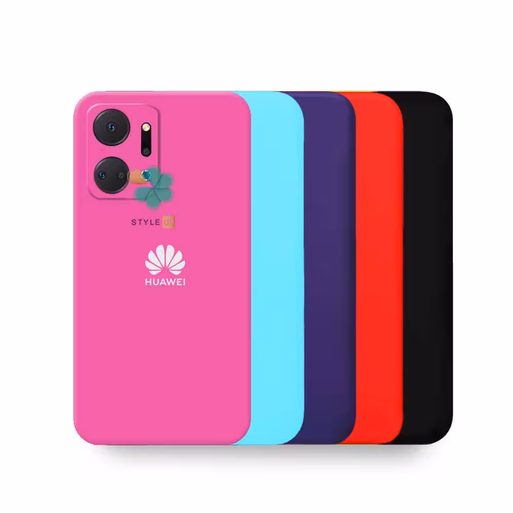 قاب گوشی سیلیکونی محافظ لنز دار مناسب هواوی Honor X7a