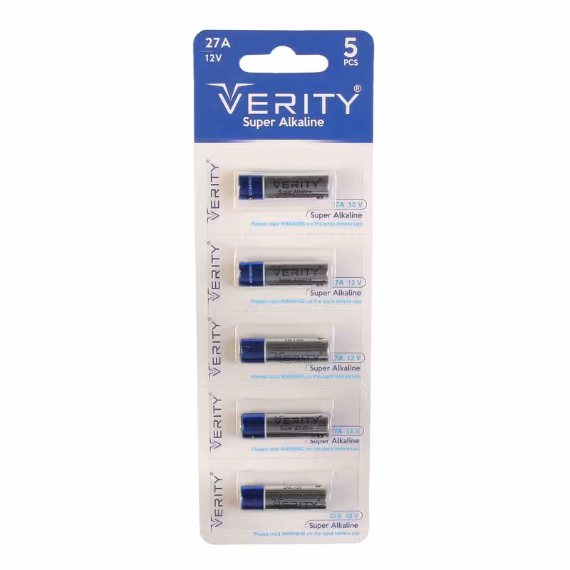 باتری ریموت  verity A27  ورق 5 عددی