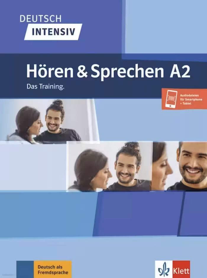 هوقن اند اشپقشن | کتاب آلمانی Deutsch Intensiv Horen & Sprechen A2 Das Training