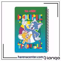 دفتر مدرسه طرح تام و جری کد 4 برند لانگو