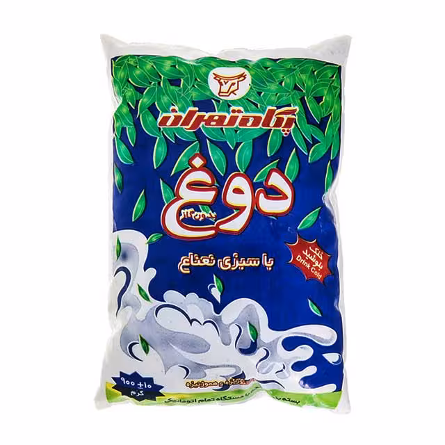 دوغ بدون گاز با سبزی نعناع پگاه 900 گرمی