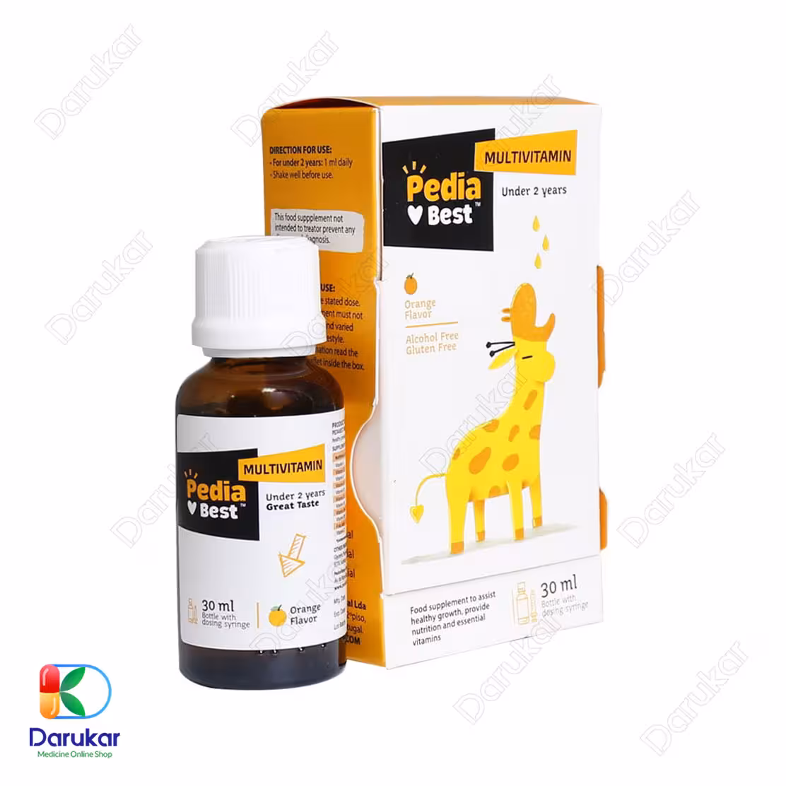 قطره مولتی ویتامین پدیابست 30 میلی لیتر