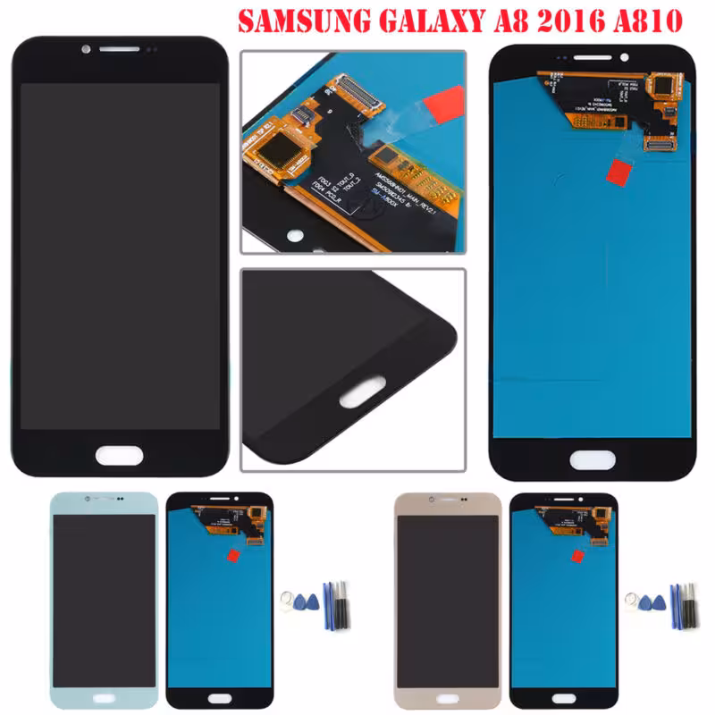تاچ و ال سی دی شرکتی سامسونگ lcd samsung A8 2016 A810