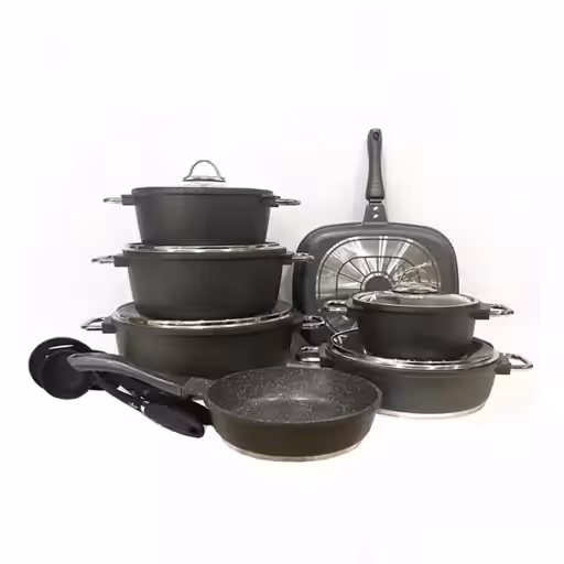 سرویس قابلمه یونیک مونیخ طوسی 16 پارچه UN-7648