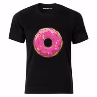 تیشرت آستین کوتاه مردانه طرح دونات Donut