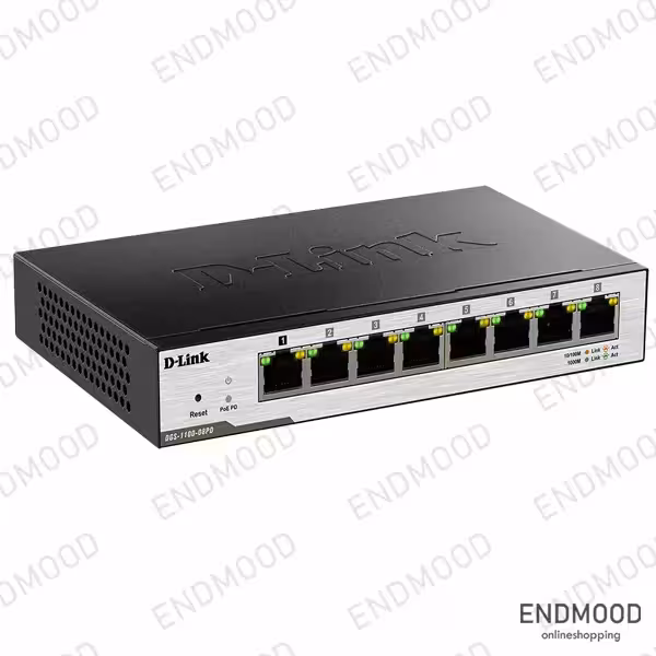 سوییچ 8 پورت هوشمند دی لینک DGS-1100-08PD
