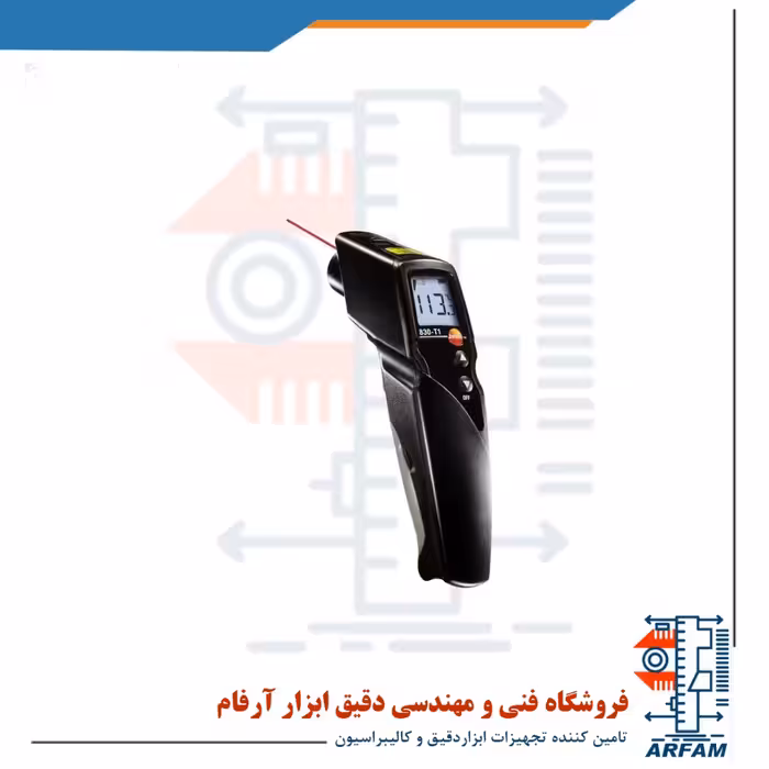 ترمومتر 400 درجه تک لیزر با نسبت 1:10 تستو  TESTO 830-T1
