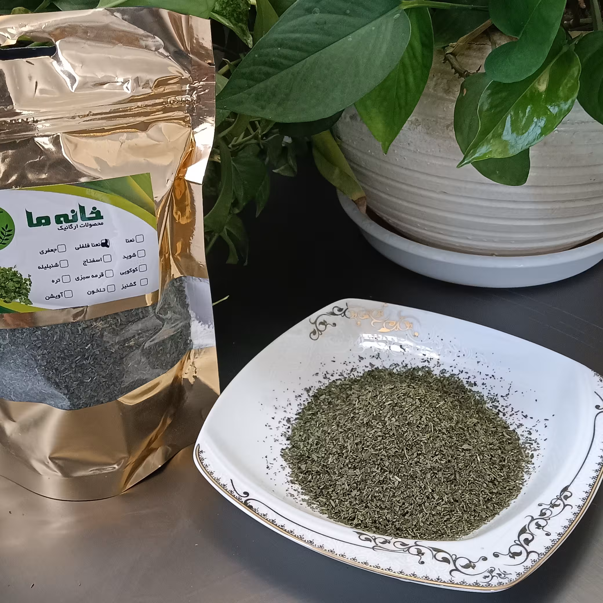 نعنا فلفلی خشک سابیده 150گرمی