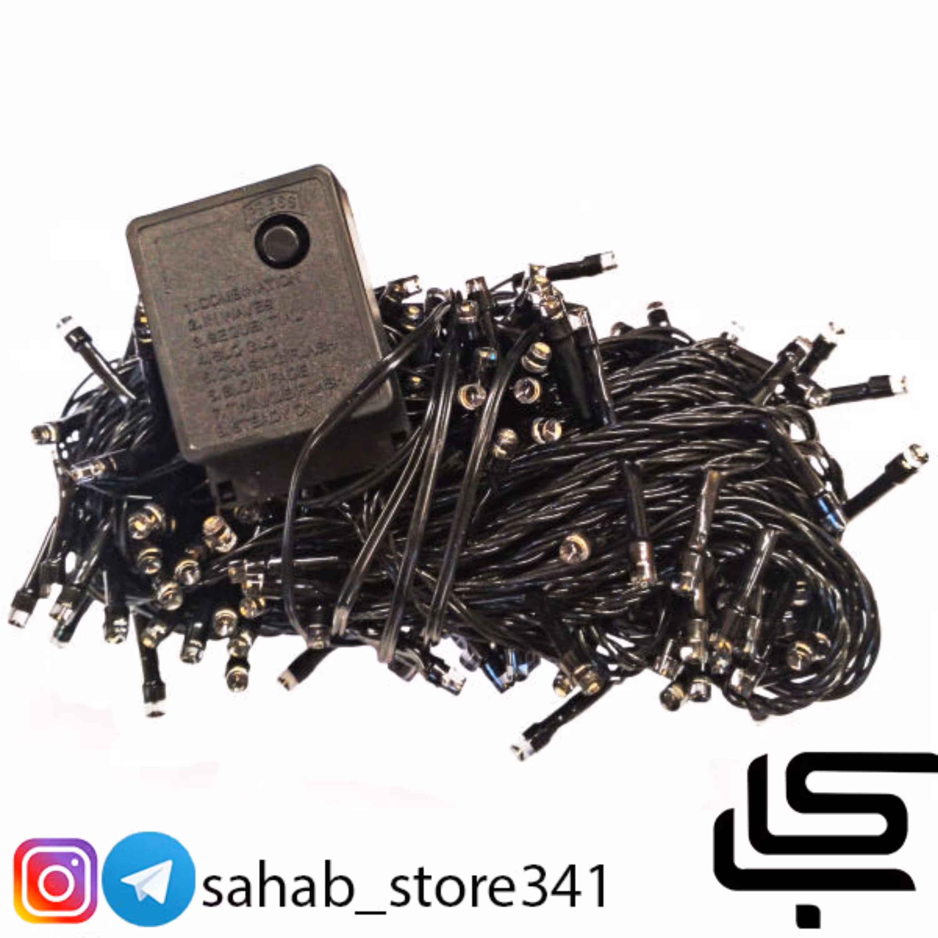 ریسه سوزنی سیم مشکی آفتابی