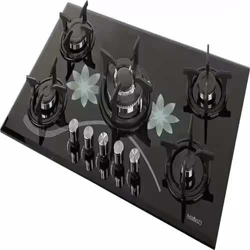 اجاق گاز شیشه ای میلان مدل G76