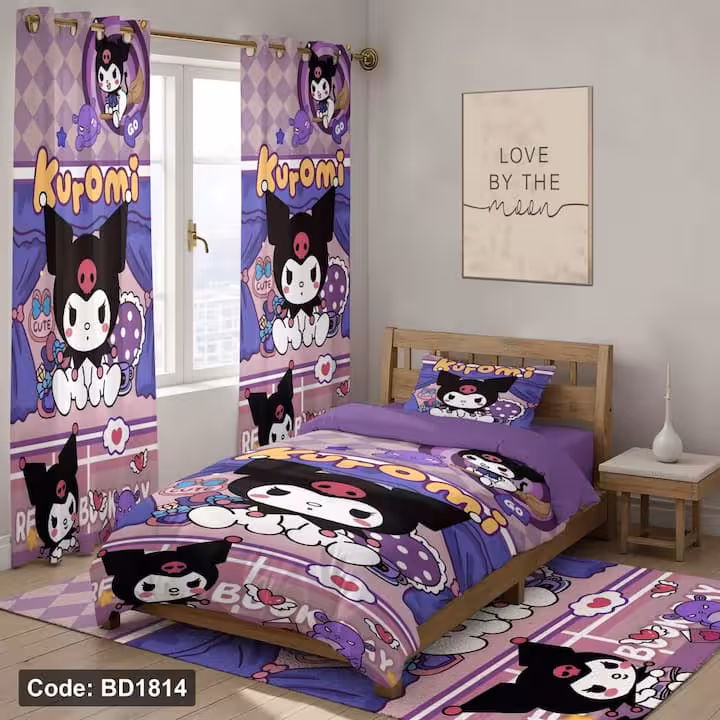 ست سرویس خواب کرومی کد BD1814