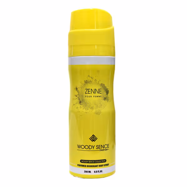 اسپری خوشبو کننده بدن زنانه وودی سنس مدل ZENNE حجم 200 میلی لیتر