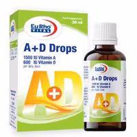 قطره A   D یوروویتال 30 میلی لیتر