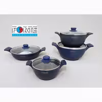سرویس قابلمه 8 پارچه فورته FORTE مدل اسکار سرمه ای