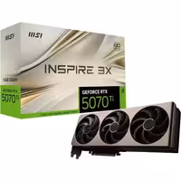 کارت گرافیک ام اس آی مدل GeForce RTX 5070 Ti Inspire 3x 16G ظرفیت 16 گیگابایت