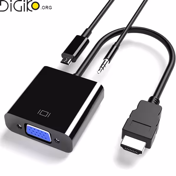 تبدیل HDMI به VGA به همراه پاور وخروجی صدا