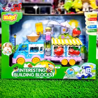 ساختنی لگو ماشین بستنی فروش دوبلو قطعه درشت اسباب بازی 3501