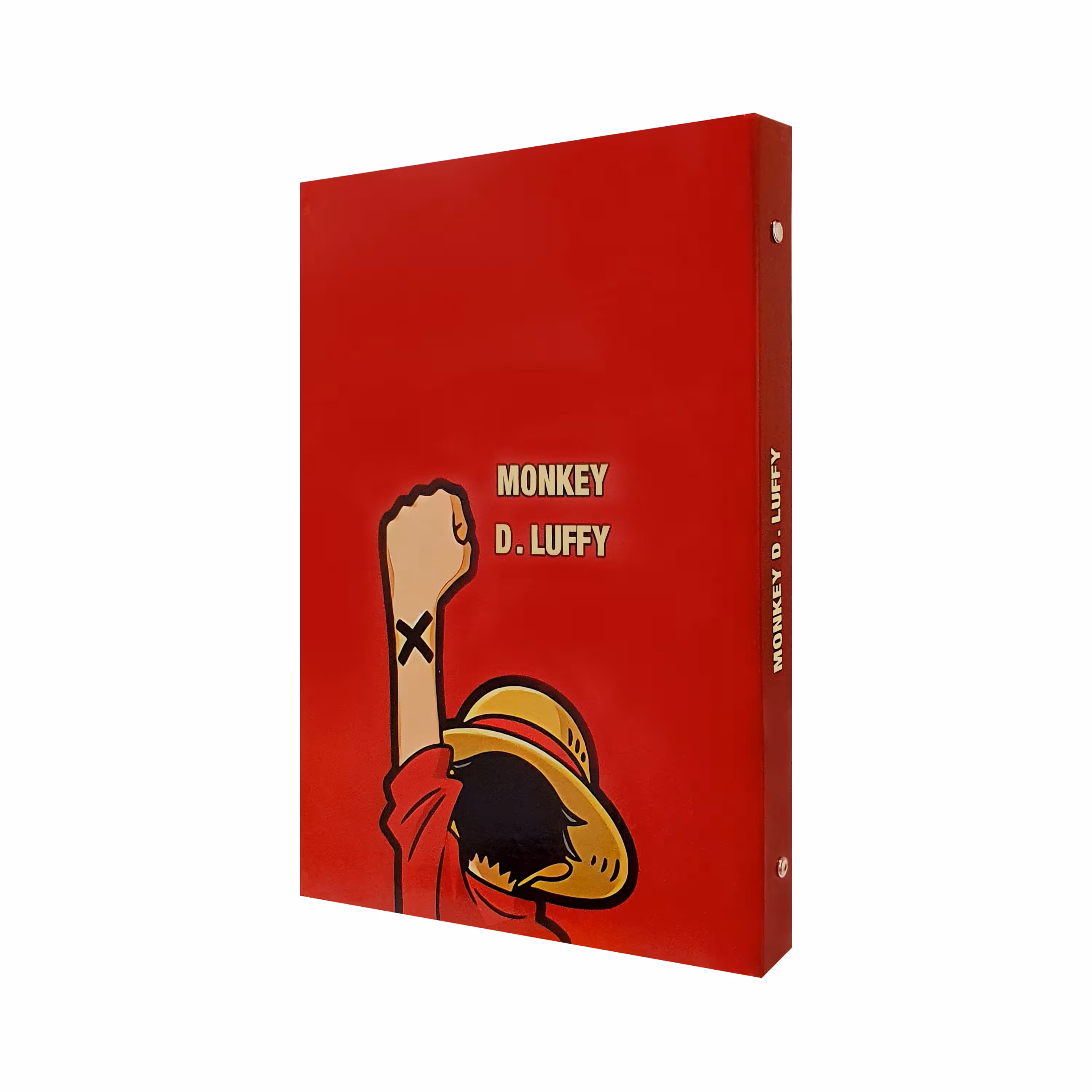 دفتر کلاسوری 100 برگ پدیده نقش مدل 26 حلقه کالکشن انیمه طرح monkeydluffy کد 01